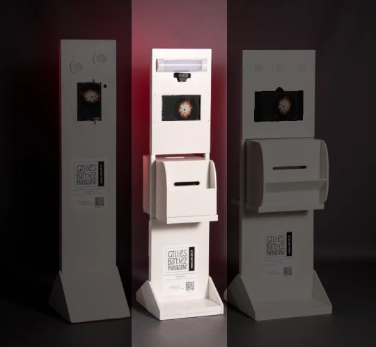 Bornes photobooth du studio CLIC16 avec impression